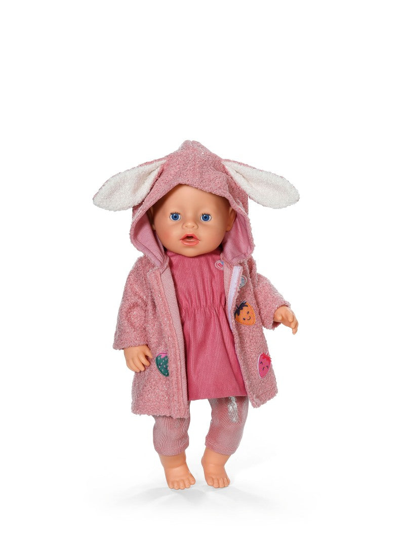 BABY born Souprava s kabátkem a šatičkami, 43 cm