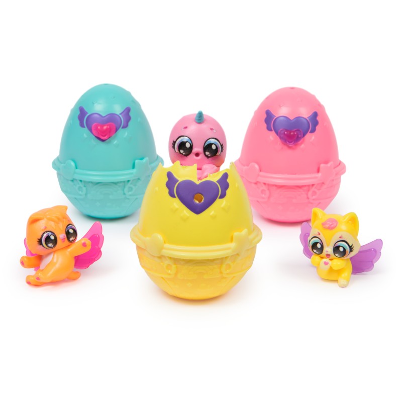 Hatchimals figurky s doplňky z duhového obláčku