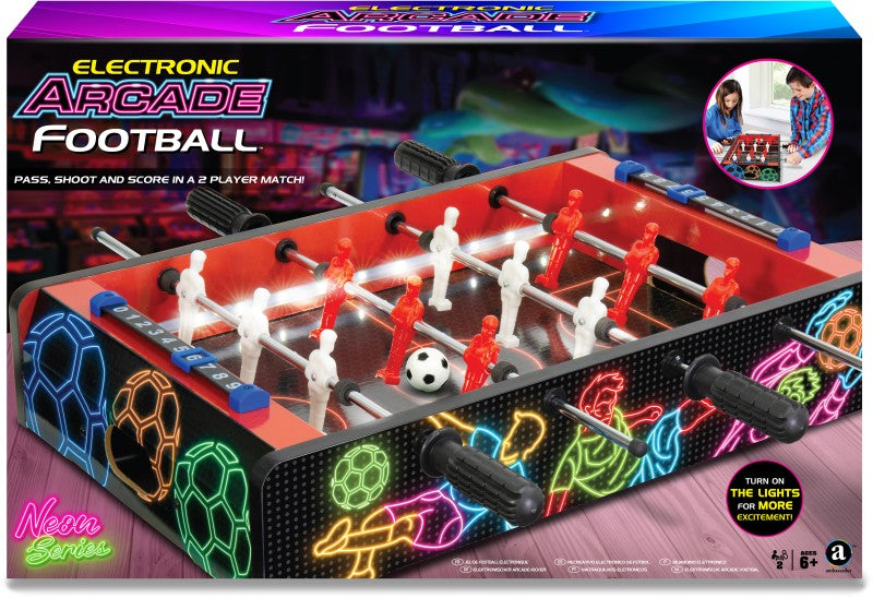 Elektronický arkádový stolní fotbal Neon