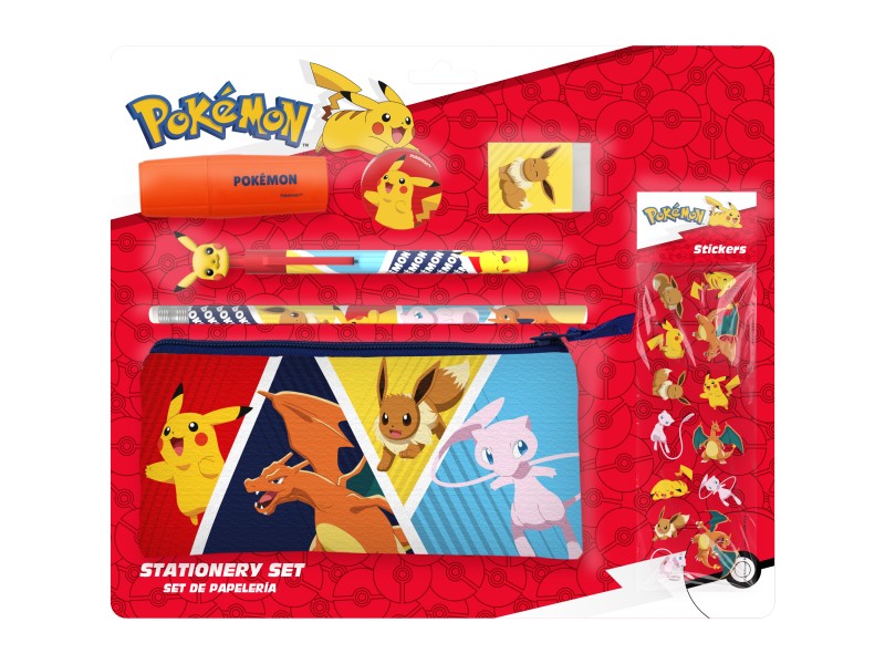Pokémon školní set se samolepkami