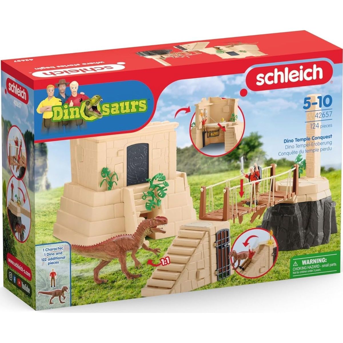 Schleich Dobytí dinosauřího chrámu