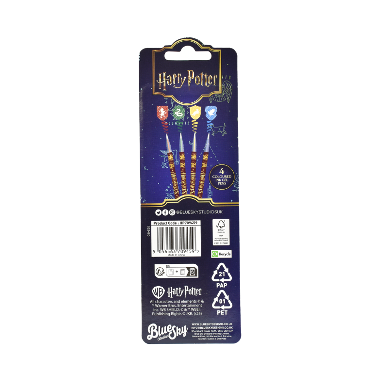 Harry Potter, gelová pera set, Magicl locations DPL6