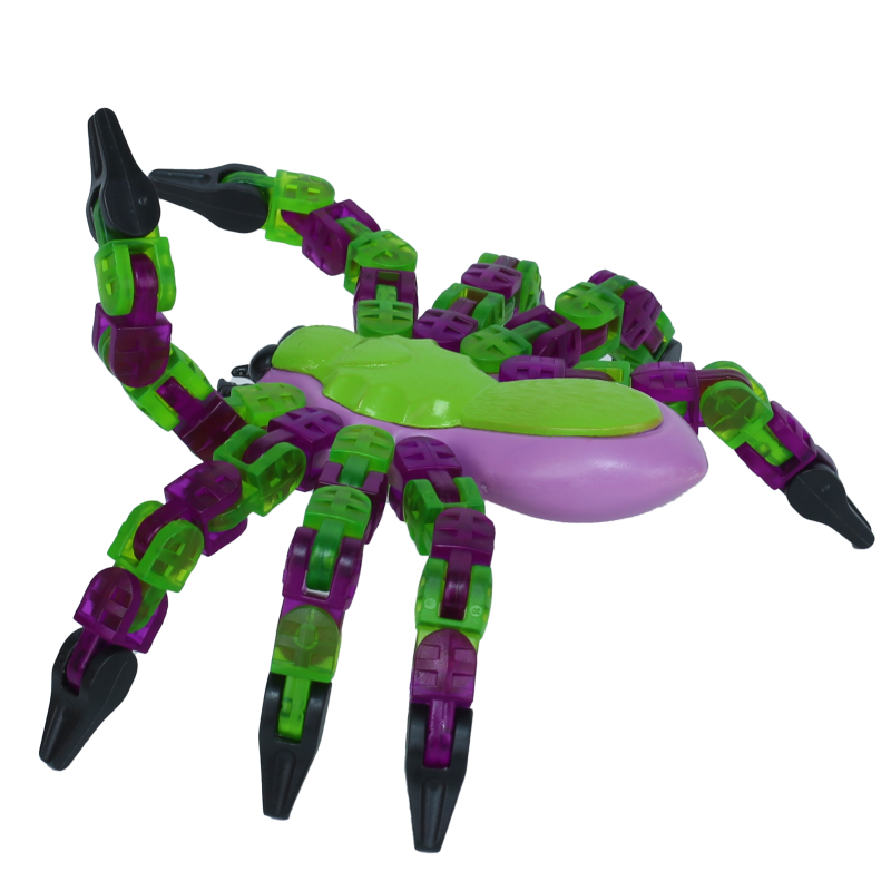 Klixx Creaturez Pavouk modro-fialový