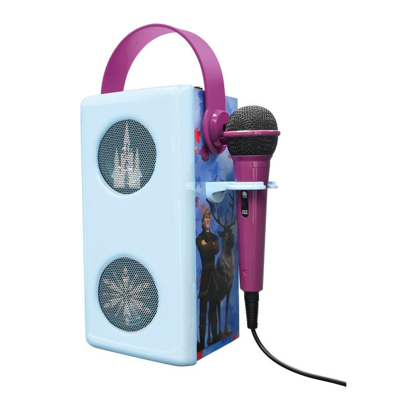 Lexibook bluetooth reproduktor Frozen s mikrofonem a světelnými efekty
