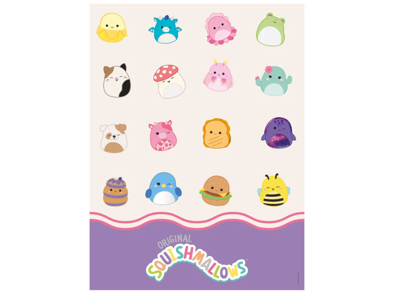 Plastový ubrus Squishmallows 120 × 180 cm