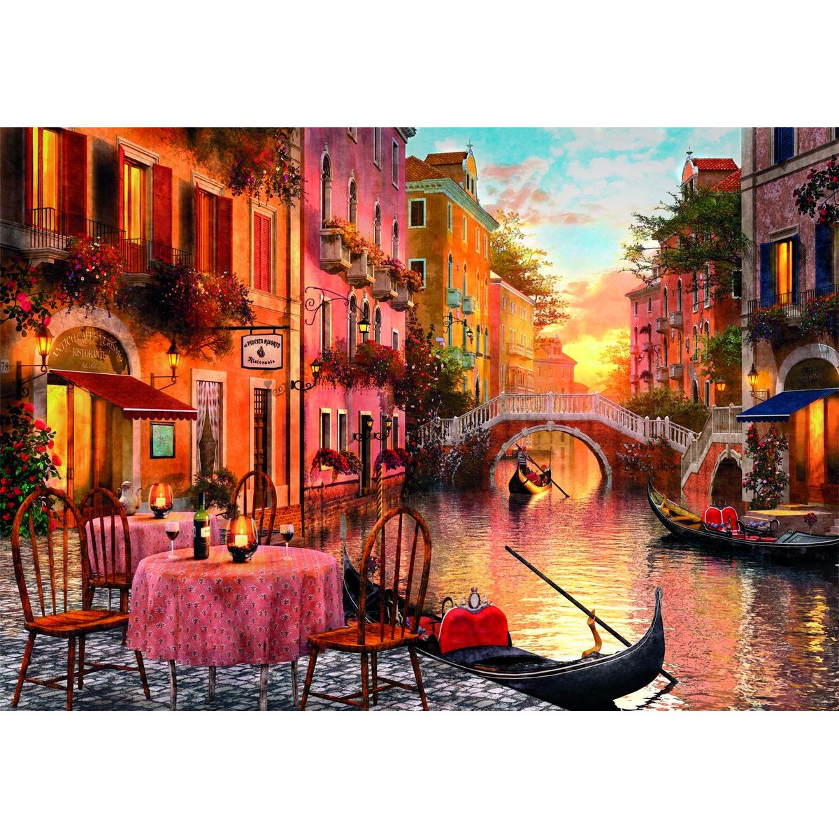 Clementoni - Puzzle 1500 Benátky