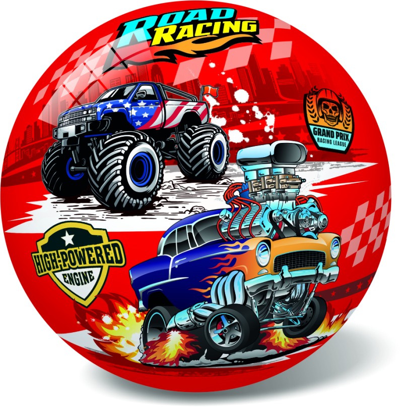 Míč Super cars-Monstr truck 23 cm