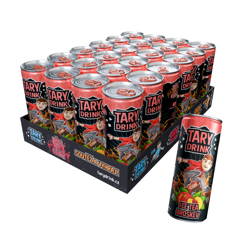 Tary Drink - Ice Tea Broskev 0,25l