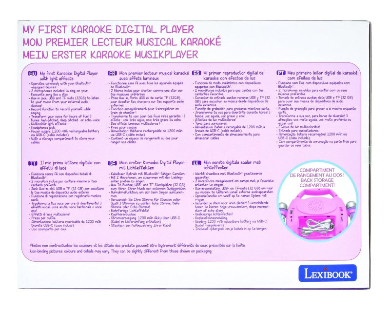 Lexibook digitální reproduktor Jednorožec se 2 mikrofony