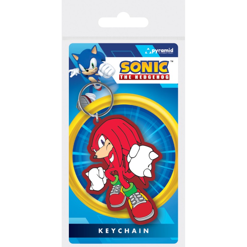 Sonic gumová klíčenka Knuckles