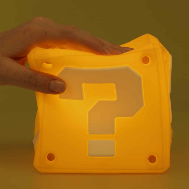 Super Mario světlo SquishyGlo Question blok