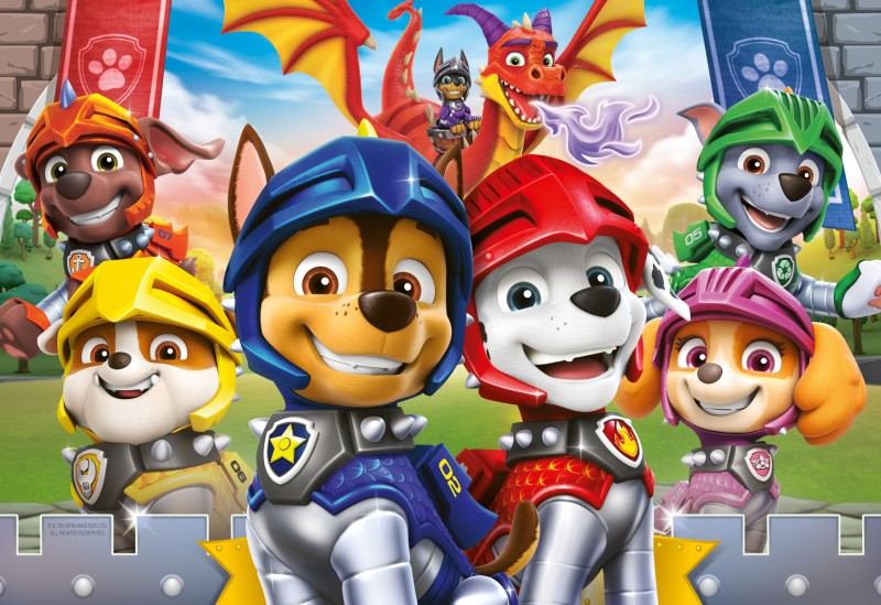 Puzzle Tlapková patrola: Hrdinští psi 35 dílků