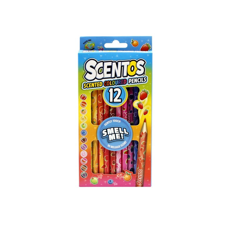 Pastelky Scentos voňavé 12ks