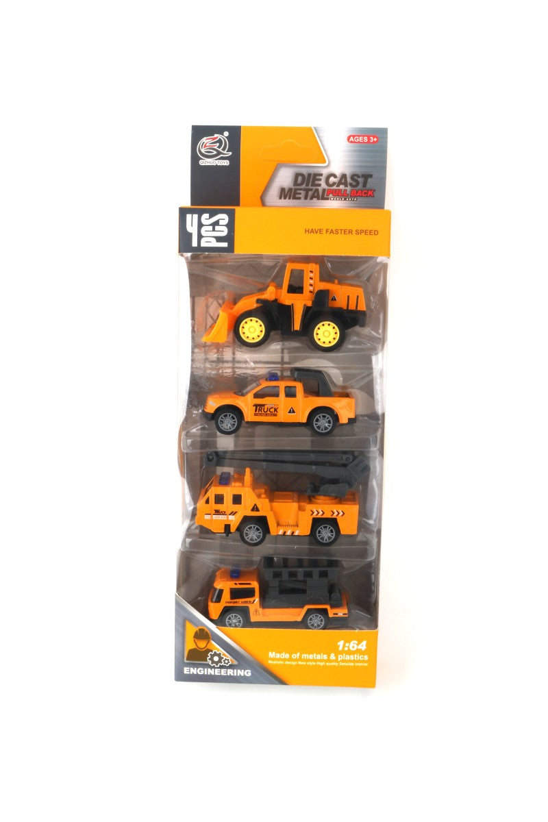 Autíčko 4 ks 1:64