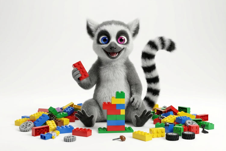 Funki staví věž z LEGO kostek | Funkids