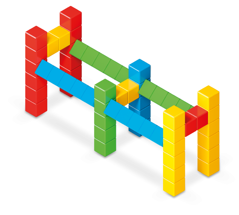 Geomag Magicube Full Color 128 dílků