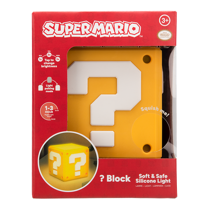 Super Mario světlo SquishyGlo Question blok
