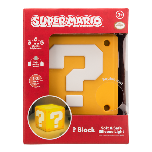 Super Mario světlo SquishyGlo Question blok