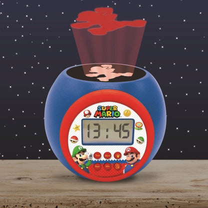 Lexibook budík Super Mario se stropním projektorem