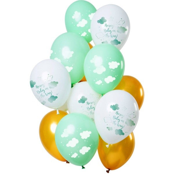Balónky latexové Baby Shower unisex 30cm 12ks