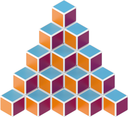 Geomag Magicube Art 64 dílků