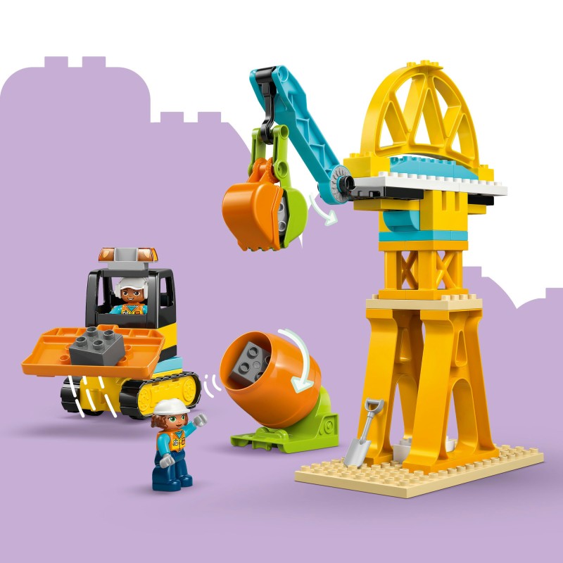 LEGO® 10476 DUPLO® Staveniště a vozidla 3 v 1