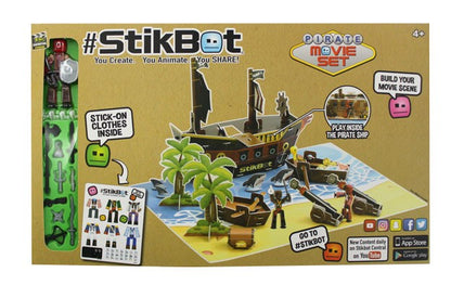 Stikbot filmařská sada pirátská loď nebo farma Pirátská loď