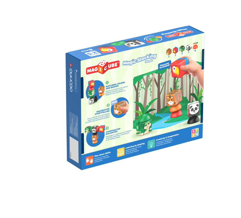 Geomag Magicube Džungle 8 dílků