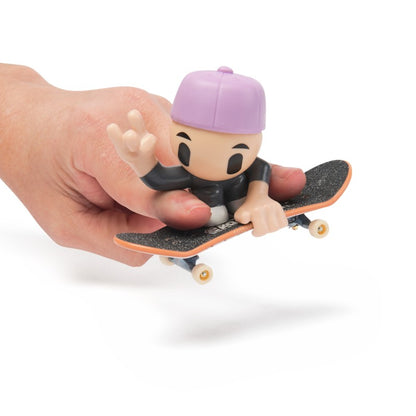 Tech Deck sk8 crew fingerboard s figurkou zelená sluchátka