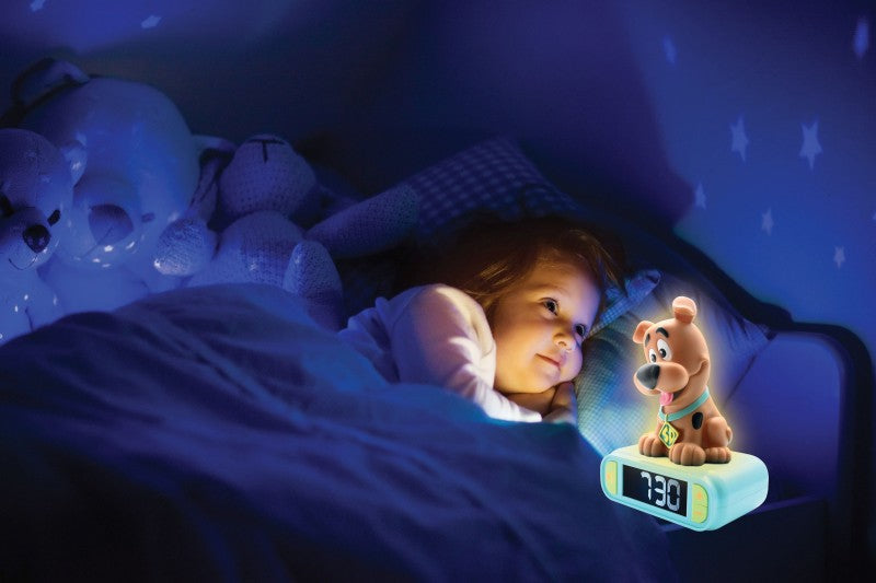 Lexibook budík Scooby Doo se svítící figurkou