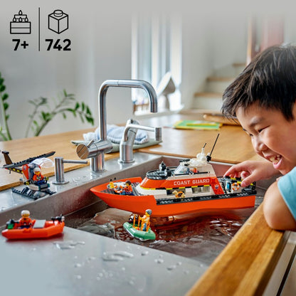 LEGO® 60504 City Záchranný člun pobřežní hlídky a vrtulník