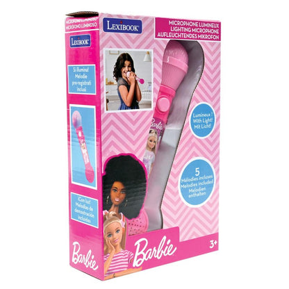 Lexibook svítící mikrofon Barbie s melodiemi