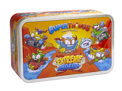 SuperThing Sada figurek Extreme Riders v plechovce