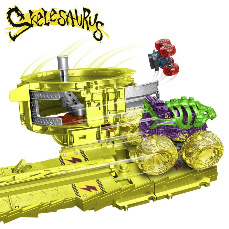 Hot Wheels monster trucks power smashers dráha masivní destrukce