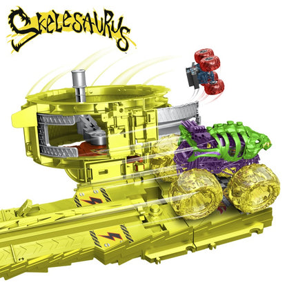 Hot Wheels monster trucks power smashers dráha masivní destrukce