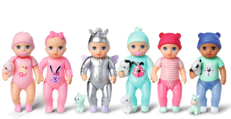 BABY born Minis Panenka - Miminka, 6 druhů Noah