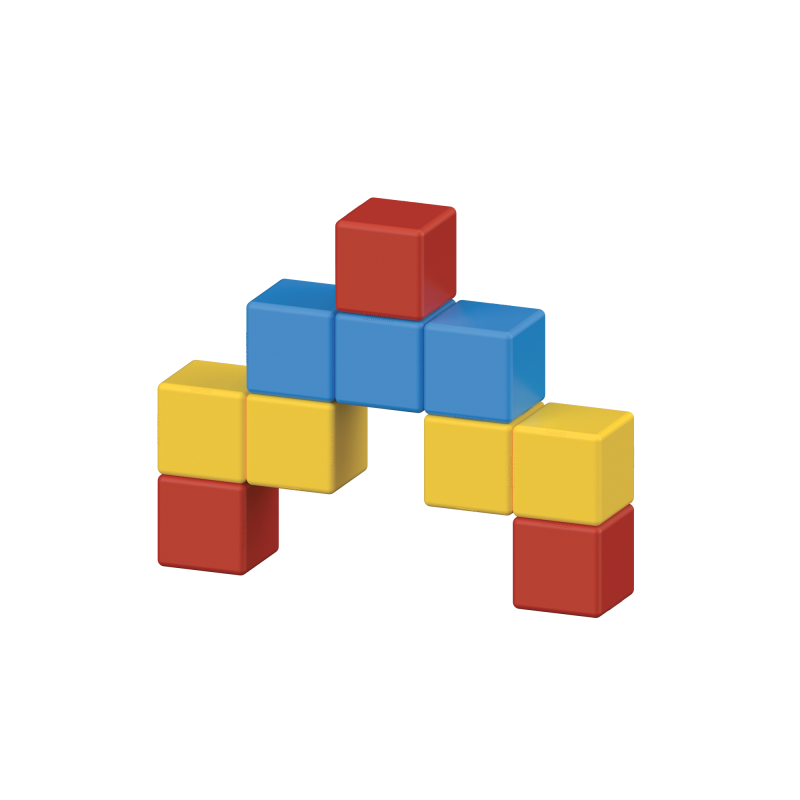 Geomag Magicube Math 61 dílků