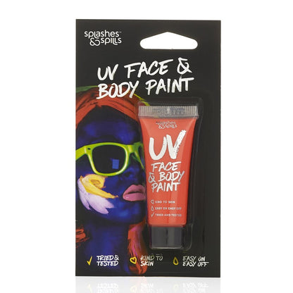 Barva na obličej a tělo UV v tubě