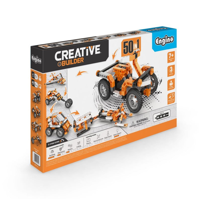 Engino Creative Builder 50 modelů s motorkem
