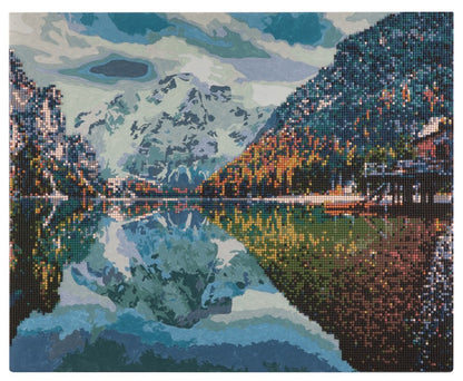 Diamantové malování jezero 40x50cm