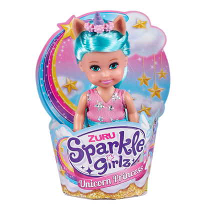 Víla jednorožec Sparkle Girlz malá v kornoutku