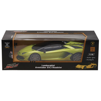 RC Auto Lamborghini Aventador SVJ Roadster 1:16, asst 2 žluté