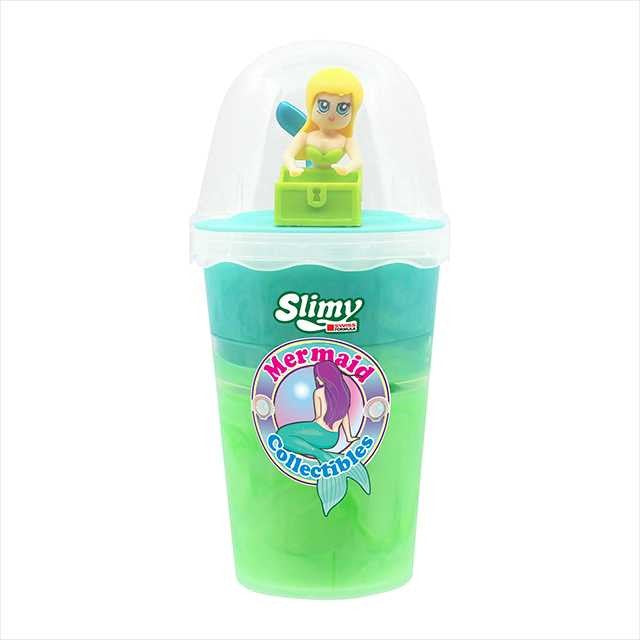 Slimy s mořskou pannou zeleno - fialový sliz