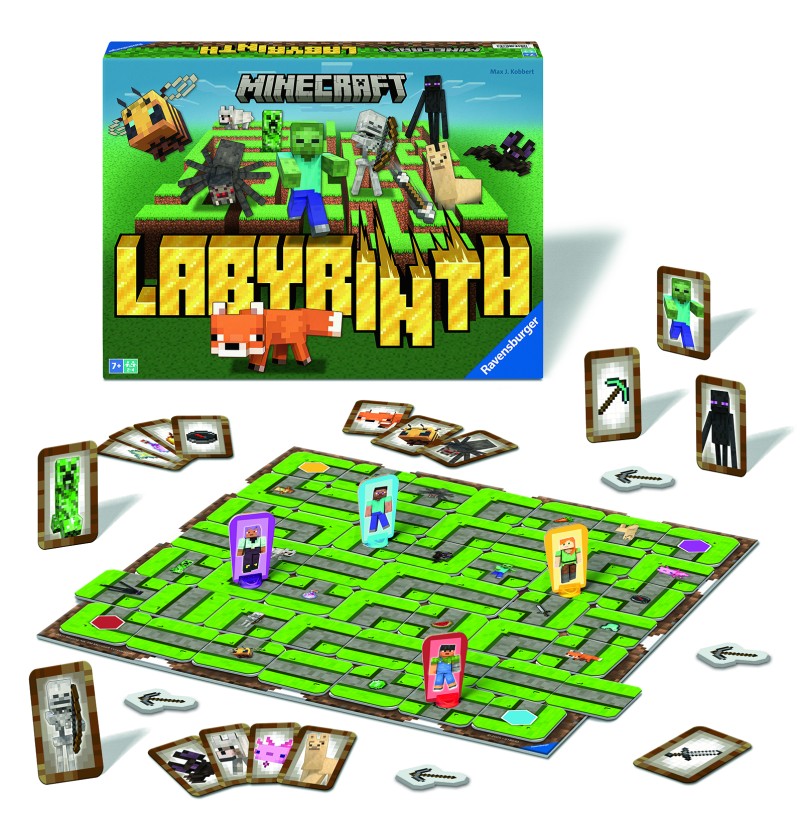 Společenská hra Labyrinth Minecraft