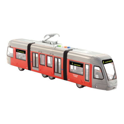 Tramvaj na setrvačník, se světlem a hudbou