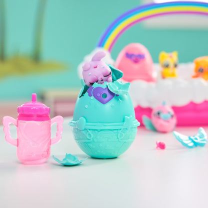 Hatchimals figurky s doplňky z duhového obláčku