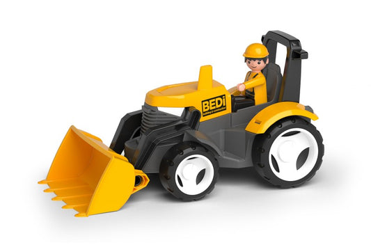 MultiGO ECO Žlutý traktor s radlicí, figurka Igráček