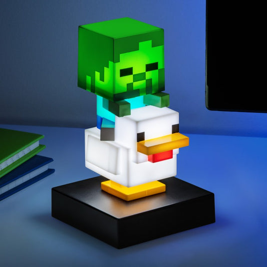 Icon Light svítící figurka Minecraft – Chicken Jockey