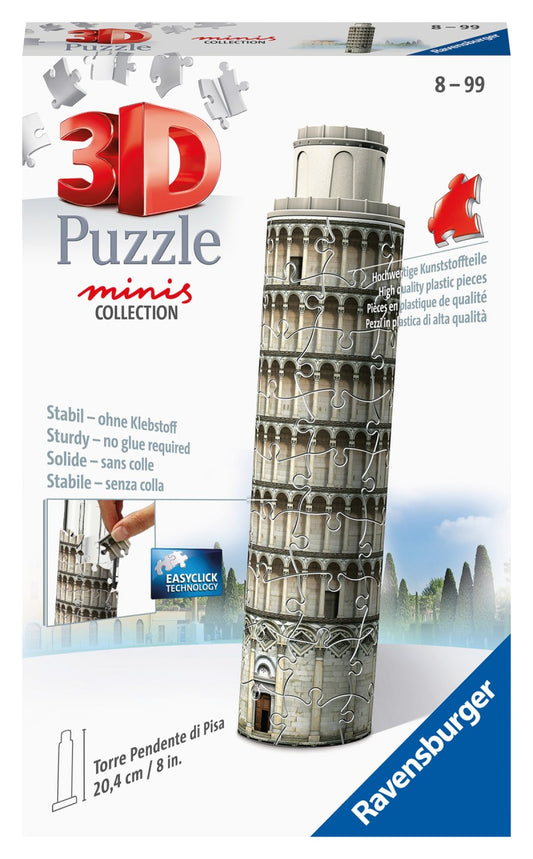Puzzle 3D Mini budova - Šikmá věž v Pise 54 dílků