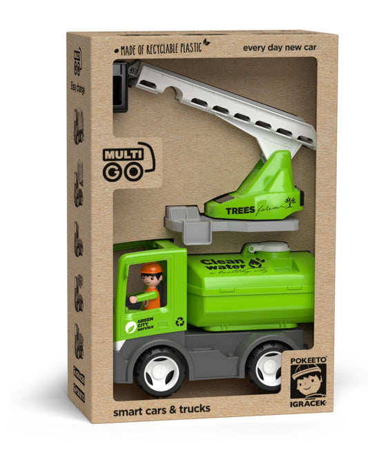 MultiGO ECO City 2+1 - Igráček, auto, žebřík, cisterna